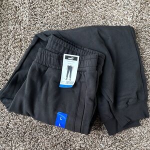 Puma Men's Black Sweatpants